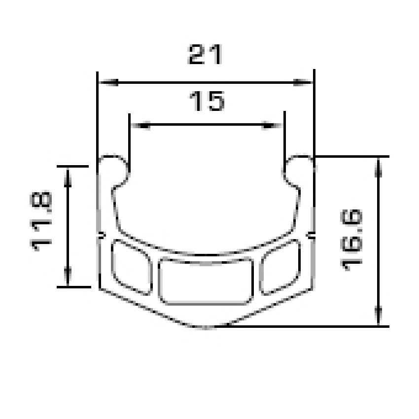 Laufrad 18 " mit 66 mm Nabe
